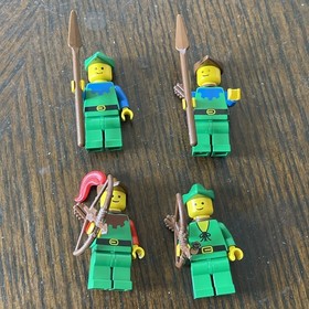 LEGO Castle #6066: Camouflaged Outpost Forestman Lot of 4 | Free Shipping!!!