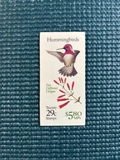 Scott #BK201: Hummingbirds MNH and Unexploded Booklet of 20.