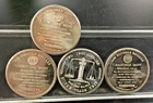 Vintage Crabtree Mint Trade Unit $100 Paradise California 2oz .999 Silver Round