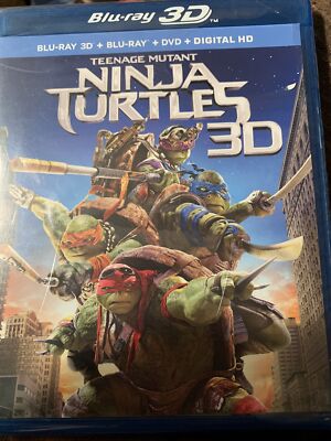TEENAGE MUTANT NINJA TURTLES (3D BLU RAY DVD) NEW | eBay