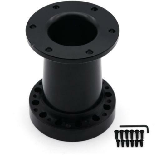 4 INCH Aluminum Spacer For Steering Wheel Hub Adapter Boss Kit Black Universal