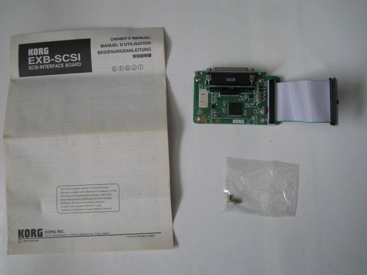 KORG TRITON Interface Board EXB-SCSI With Instruction Manual | eBay