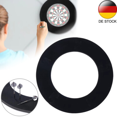 Dartscheiben Surround Ring – Schutz Für Wand & Scheibe, Schwarz, PU-Schaum
