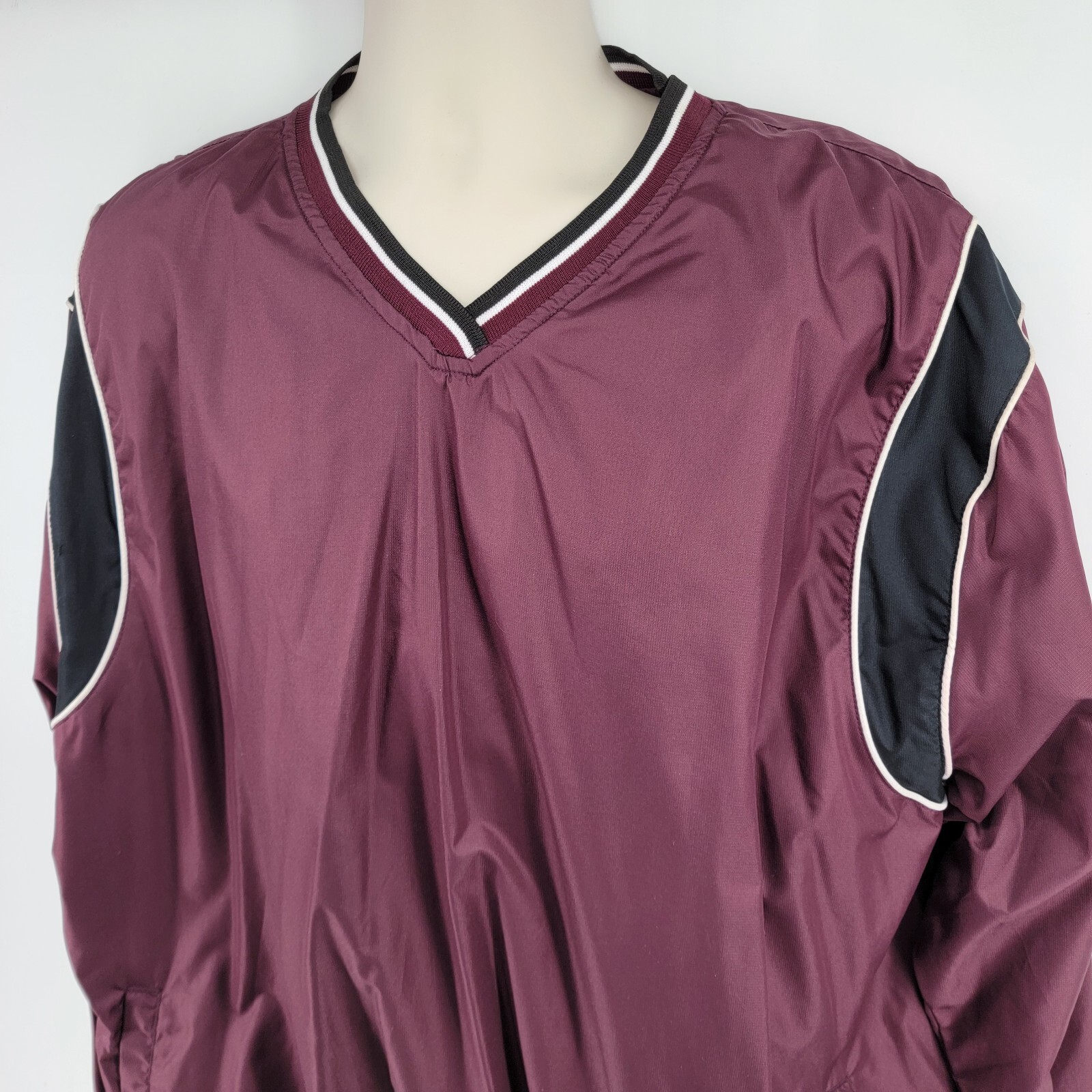 Rawlings Windbreaker Pullover Baseball Jacket Siz… - image 4
