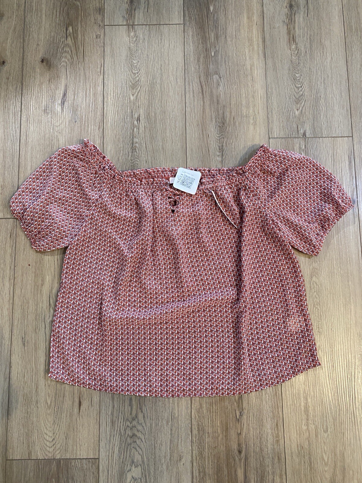 Blush Bj Off The Shoulder Multicolor Blouse Size L