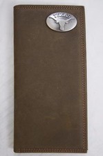 ZEP-PRO NCAA Texas Longhorns Crazy Horse Leather Roper WALLET ONLY NO BOX