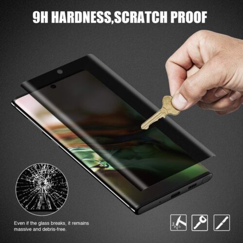 PRIVACY GLASS Screen Protector Anti-Spy for SAMSUNG NOTE 20 ULTRA 8 9 10 10+ NEW - Picture 7 of 9