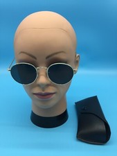 Sojos SJ1014 C13 Gold Round Sunglasses Grey Lens