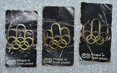 Jeux olympiques dé 1976 épingles - Canada