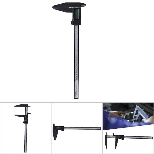 150mm/300mm Digital Electronic Caliper Carbon Ruler With Long Jaw ...