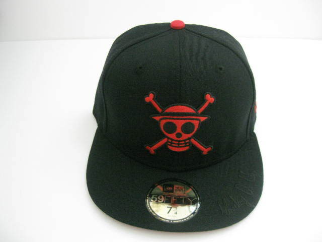 ニューエラ　ワンピース　ONE PIECE 59FIFTY NEW ERA 59FIFTY ONE PIECE LUFFY 59FIFTY FITTED CAP black/red