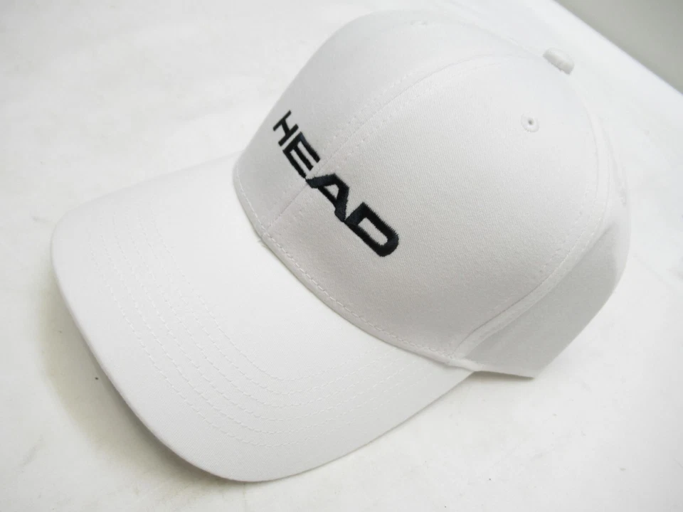 GORRA TENIS AJUSTABLE BORDADA DEPORTIVA RAQUETA CABEZA UNISEX (BLANCA) #287021-WH Foto 2 de 4
