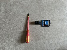 Image of Draper Expert Ergo Plus VDE Insulated Parallel Slotted Screwdriver 3mm 100mm new