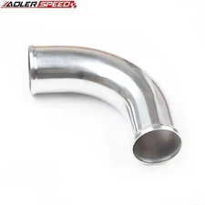 90 Degree 2.5" OD Aluminum Mandrel Bend Turbo Intercooler Pipe Tubing L=300MM