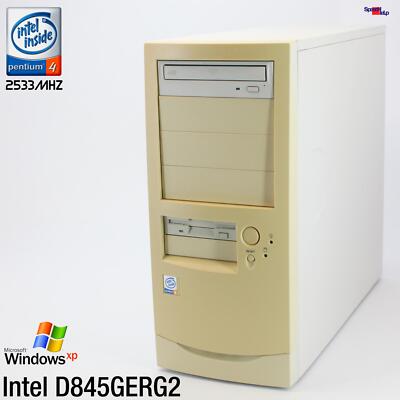 COMPUTER  DESKTOP INTEL BOARD D845GERG2 COMPUTER PC PARALLEL WINDOWS 98 2000 80G