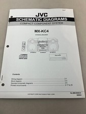 JVC MX-KC4 Copy of Schematic Diagrams from JVC Free Shipping