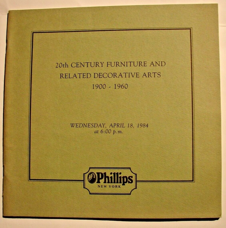Phillips April 18 1984 20th Cent. Furniture Decorative Ohr Voulkos Rookwood 