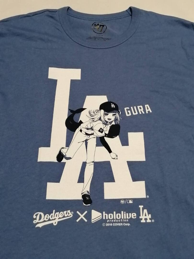 [新品•未使用] Dodgers x hololive Tシャツ XL Dodgers x Hololive Gawr Gura Size XL T-Shirt Bundle NEW | eBay