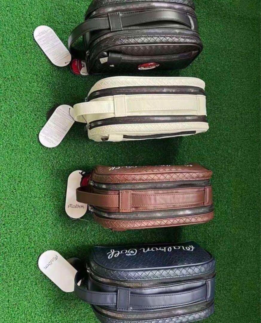 Malbon Golf Clutch Bag Handbag Pouch 4 Colors Blue / Brown