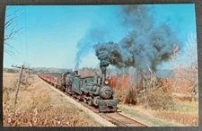 CANADIAN PACIFIC NO. 136 STEAM LOCOMOTIVE 1973 COLOR POSTCARD NEW