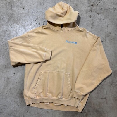 Harry Styles Pleasing Sunset Orange Hoodie Pullover Comfy Boxy XL