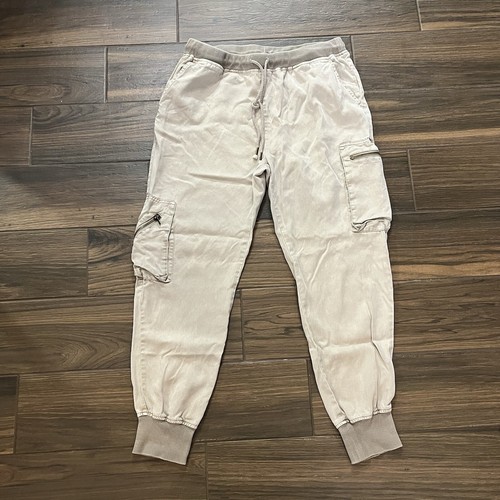 Young Fabulous & Broke Tencel Baumwolle Cargo Jogginghose hellbraun Damen Medium