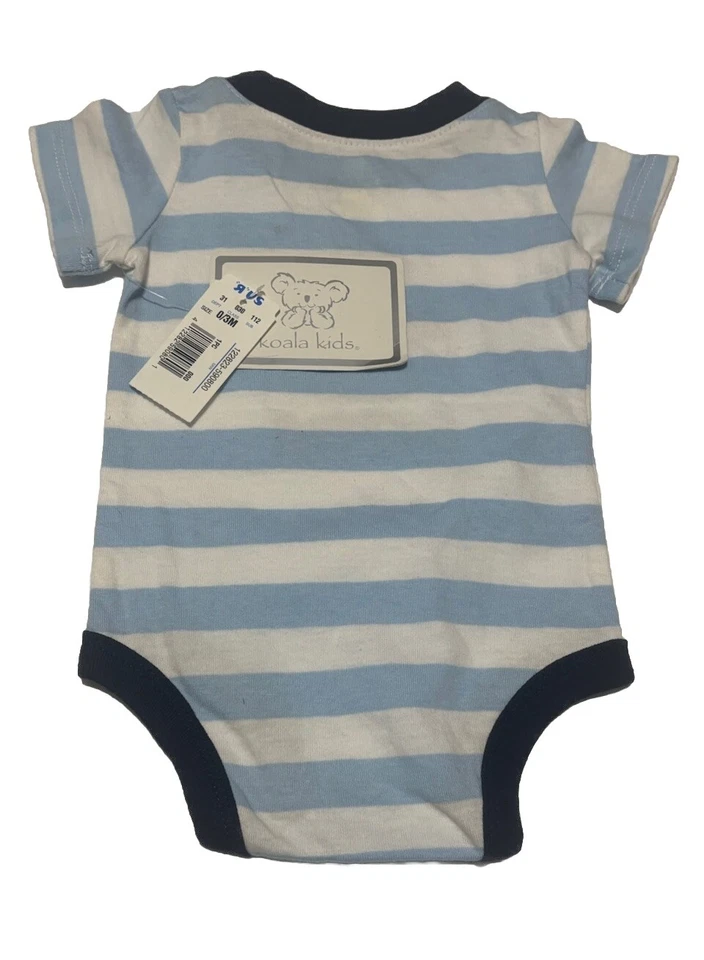 Koala Kids One Piece Suit My First Easter Bunny Embroidered Size 0-3 M Newborn - Image 2 of 4