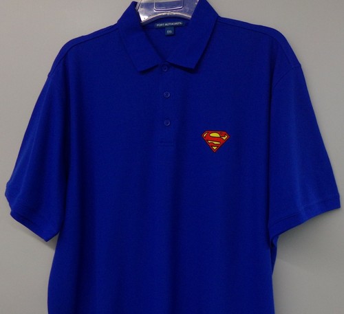  Polo uomo Superman Insignia ricamata XS-6XL, LT-4XLT Krypton Lex Luther nuova - Foto 2 di 26