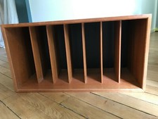 Rangement vinyles vintage en