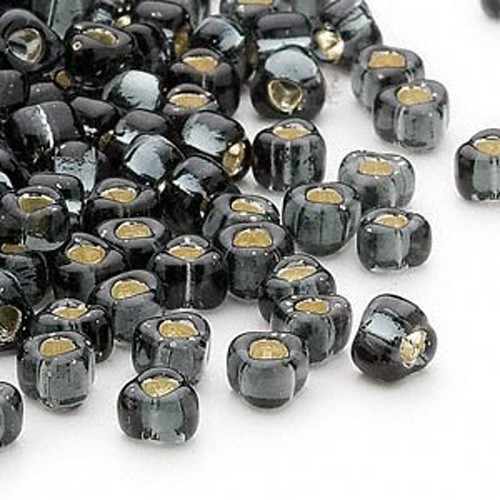 100 cuentas de semilla en forma de triángulo 5/0 forradas de plata metálica de vidrio Miyuki 4 mm x 3 mm - Imagen 7 de 13