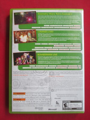 Xbox 360 Live Arcade Game Pack, Bomberman, Lumines, Geometry