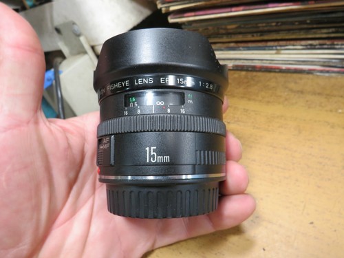 Canon EF 15mm F/2.8mm Fisheye, Preowned, Excellent,  - Picture 2 of 4