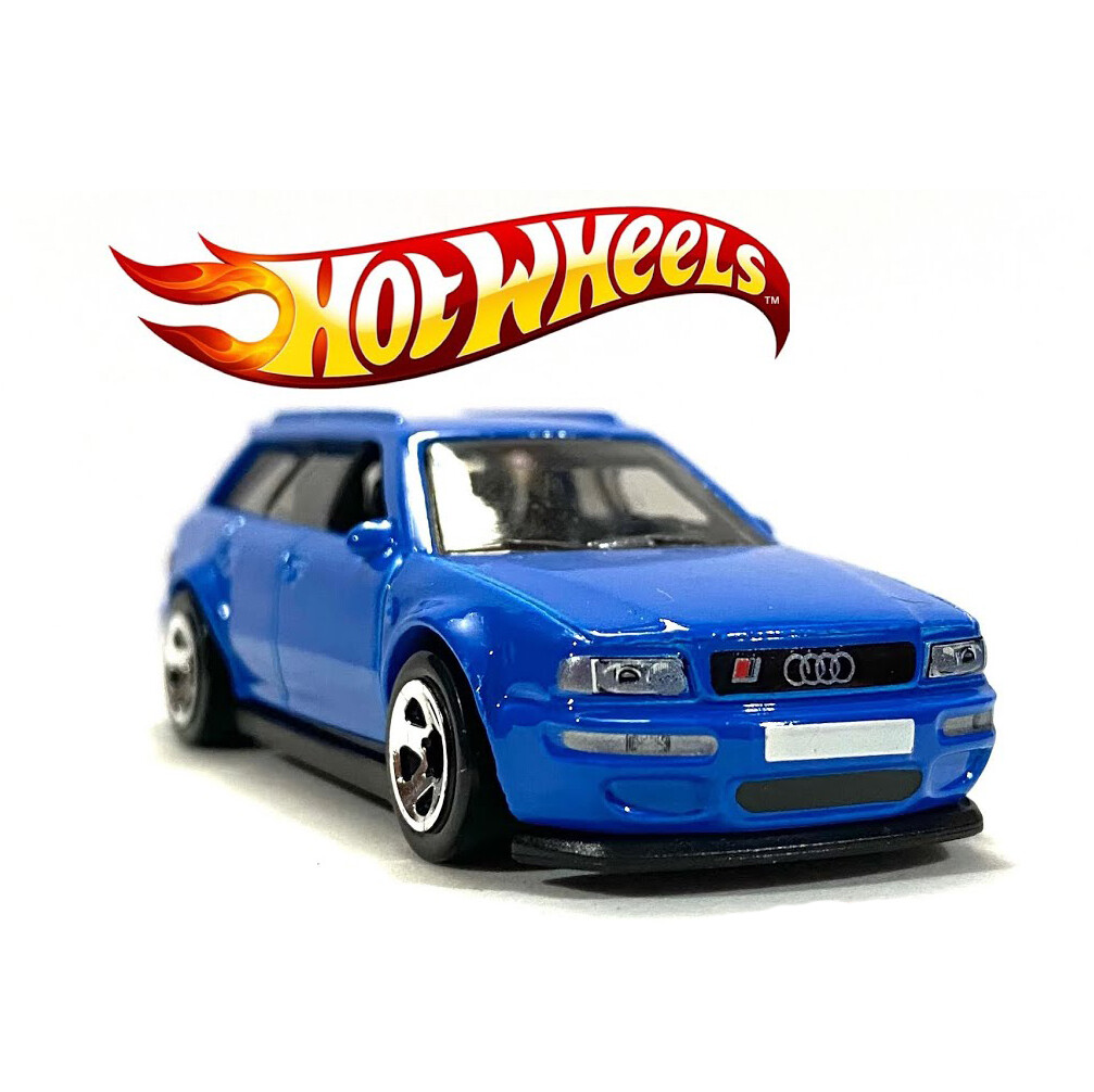 Hot Wheels '94 Blue Audi Avant RS2 Factory Fresh Kid Model Diecast