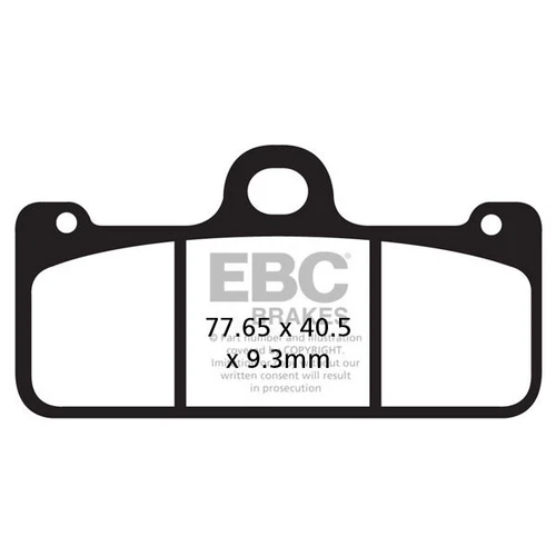 EBC Extreme Pro Double HH Motorcycle Brake Disc PadsEPFA218HH