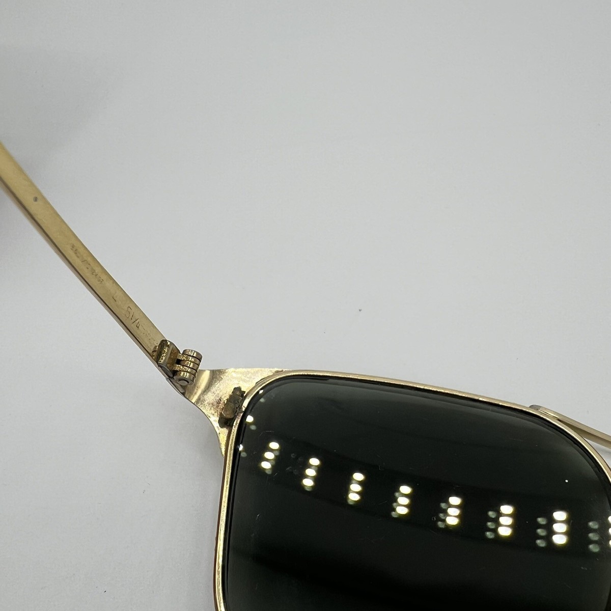 RAY-BAN B&L 1/10 12K GF gold filled 'Signet' Sunglasses 5 1
