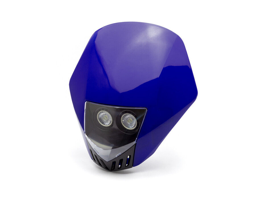 NEW LED Headlight Mask BLUE for Yamaha FZR FZS R3 R6 R1 Fazer
