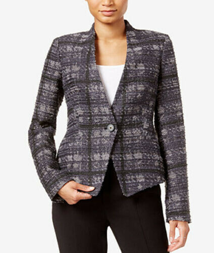 Rachel Rachel Roy Damen-Blazer Frankie grau ein Knopfjacke Größe 8 $ 148 - Bild 1 von 3