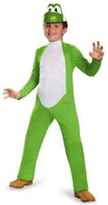 Yoshi Super Mario Brothers Nintendo Fancy Dress Halloween Deluxe Child Costume