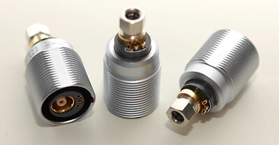 NEW Genuine LEMO ECG.3B.803.CNL6 Panel Mount Connector 3 Low V Contacts, 1 CoAx