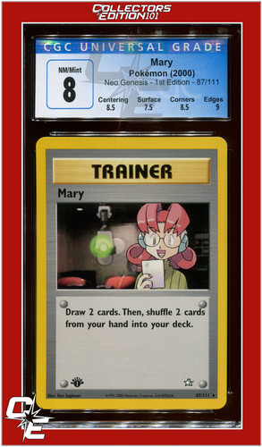 Mary (1st Edition) graded CGC 8 for sale on eBay