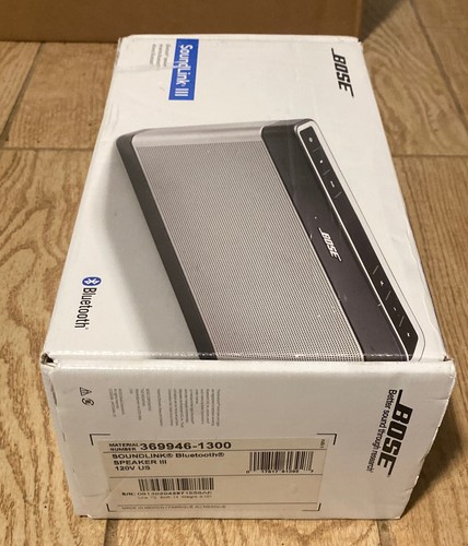Scatola aperta Bose Soundlink III altoparlante Bluetooth - argento -/suono Bose - Foto 2 di 9