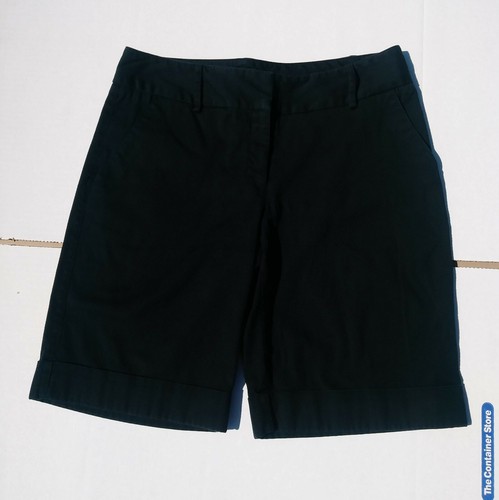Worthington Womens Size 6 Stretch black shorts See Real Life measurements below - Picture 5 of 12