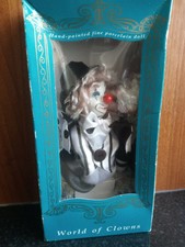 world of clowns porcelain doll