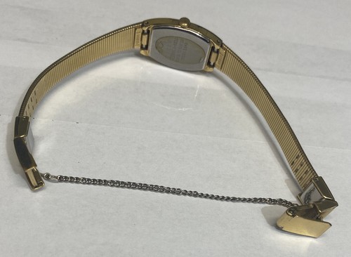 Seiko Damen 2C20-5559 Dresswatch goldfarben neue Batterie Top Zustand - Bild 8 von 9
