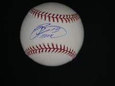 BRETT LAWRIE SIGNED OFFICIAL MAJOR LEAGUE BASEBALL - BLUE JAYS A'S WHITE SOX