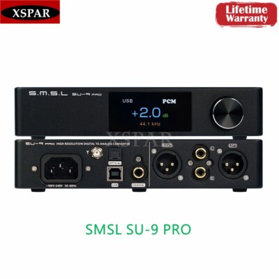 SMSL SU-9 PRO ES9039MPRO USB DAC Bluetooth DAC Digital to Analog for MQA top
