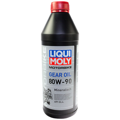 LIQUI MOLY Getriebeöl mineralisch Getriebe Öl Motorbike 1 Liter 80W-90
