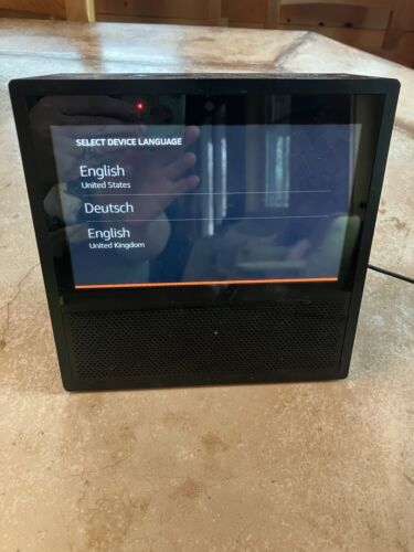 Amazon Echo Show Charcoal Black Tested-Working 1st Generation