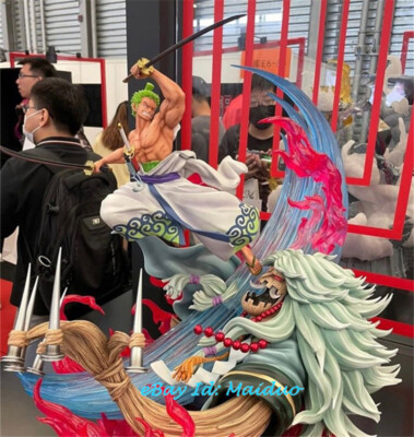JIMEI Palace Wano Zoro VS Hawkins Resin One Piece 60cm Original