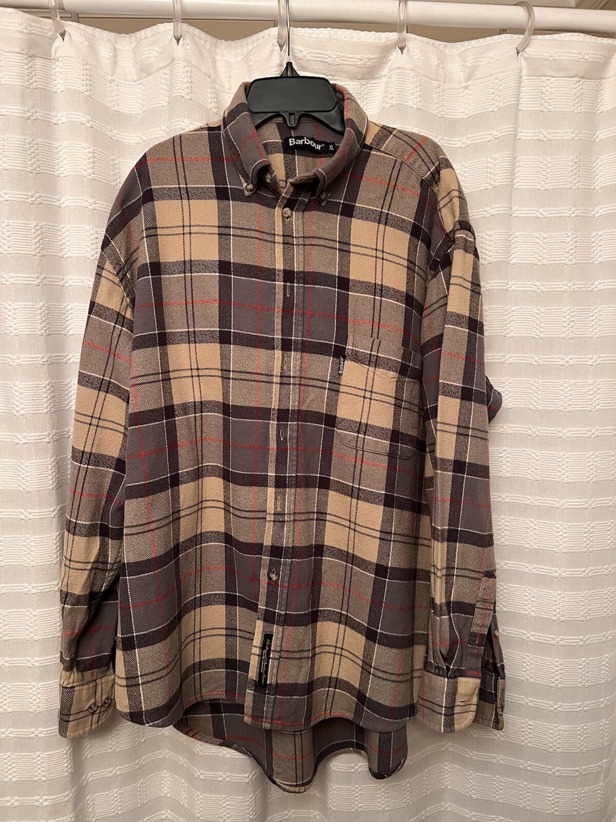 Barbour Flannel Shirt Mens XL-image